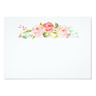watercolor roses invitations announcements zazzle nz