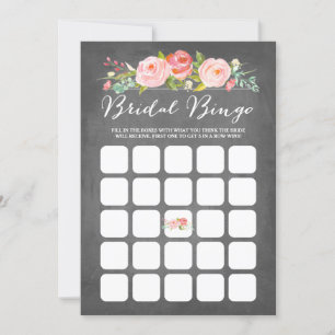 Rose Garden Bridal Shower Bingo