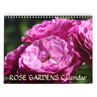 ROSE GARDEN Calendar Roses Flowers Gifts