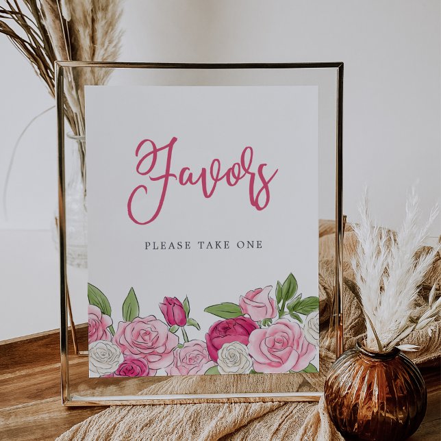Rosé Garden Favours Sign (Creator Uploaded)