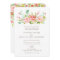 Rose Garden Floral Wedding Invitation