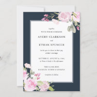 Rose Garden Floral Wedding Invitation ROS