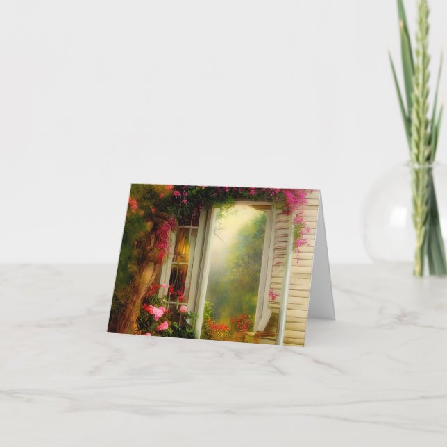 Rose garden gate  card (Front)