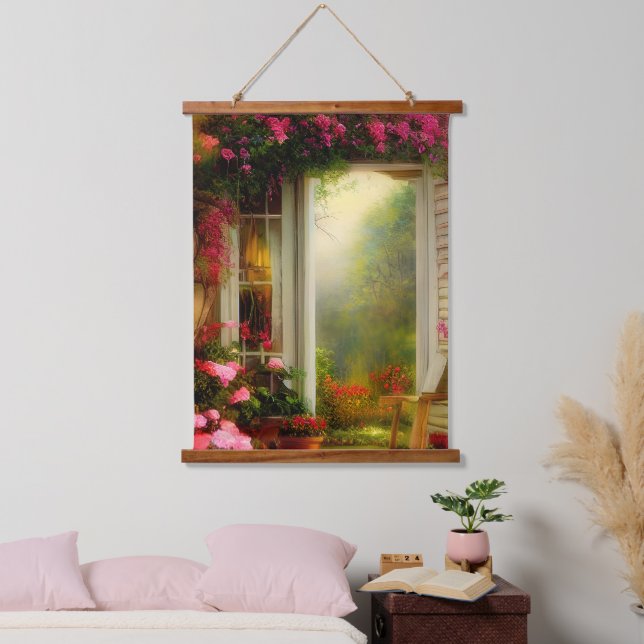 Rose garden gate  hanging tapestry (Bedroom)