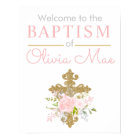 Rose Garden Girl Baptism Welcome