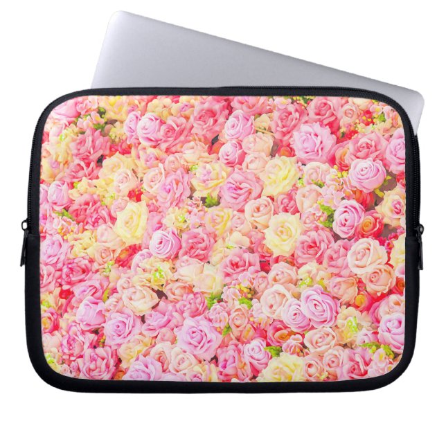 Rose garden laptop sleeve (Front)