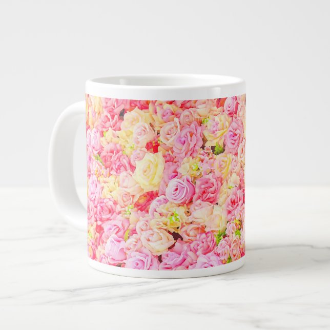 Rose garden large coffee mug (Front Left)
