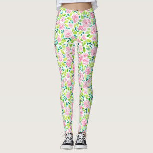 Rose garden leggings