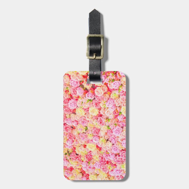 Rose garden luggage tag (Front Vertical)