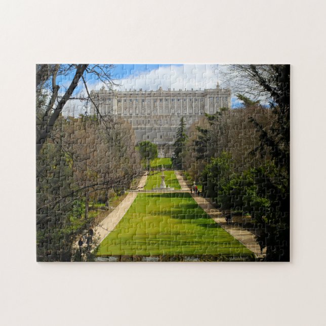 Rose Garden Madrid. Jigsaw Puzzle (Horizontal)