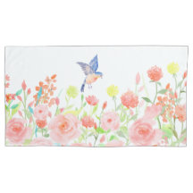 rose garden pillowcase cover reversible colour 2