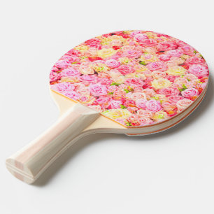Rose garden ping pong paddle