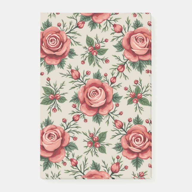 rose garden post-it notes (Front)