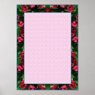 rose garden poster