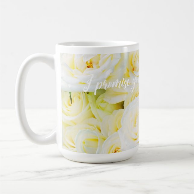 Rose Garden Promise Coffee Mug (Left)
