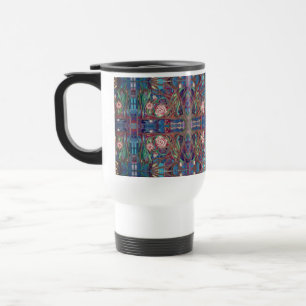 Rose garden travel mug