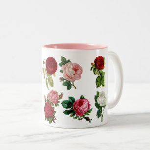 Rose Garden Two-Tone Coffee Mug