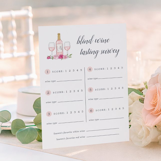 Rosé Garden | Wine Tasting Scorecard (Creator Uploaded)