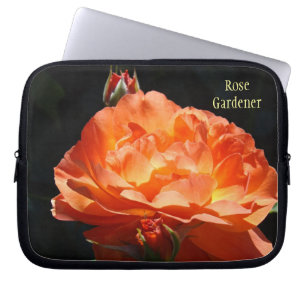 Rose Gardenre gifts Orange Rose Flower Laptop bag