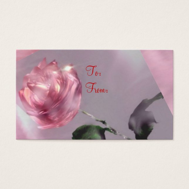 Rose Gift Tag (Front)