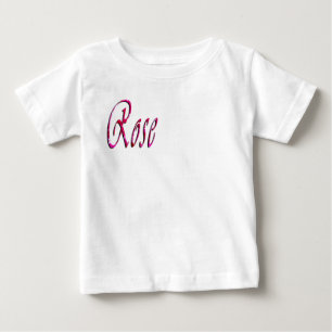 Rose Girls Name, Baby T-Shirt