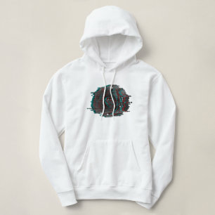 Rose Glitch Hoodie