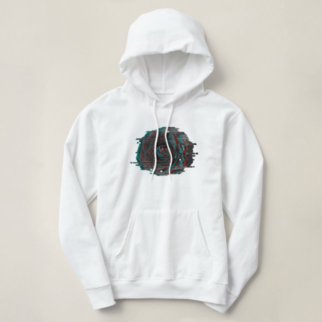Rose Glitch Hoodie (Design Front)