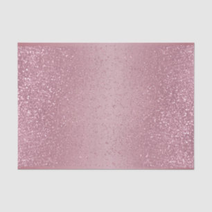 Rose Glitter on Ombre Rose Background Tissue Paper