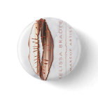 Rose Gold 3D Lips Marble Look Makeup Artist