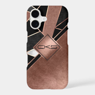 Rose Gold Absrtact Monogram