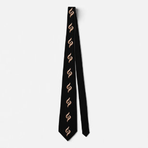 Rose Gold Abstract Tie