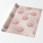Rose Gold and Blush Confetti Wrapping Paper<br><div class="desc">Foil confetti wrapping paper..</div>