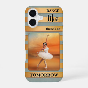 Rose Gold and Sage Striped Dancer Phone Case