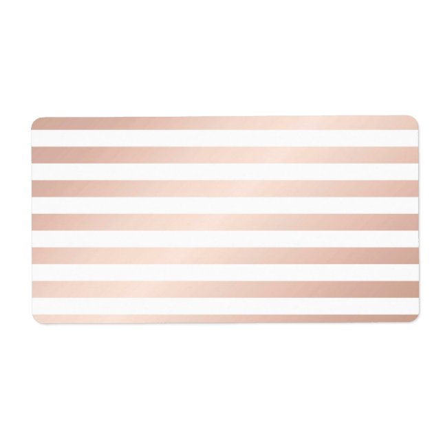 rose gold and white stripes, modern pattern,trendy (Front)