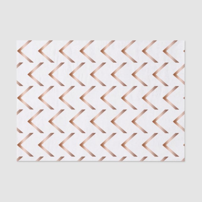Rose Gold Arrow Tissue Paper (Front)