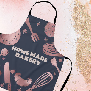 Rose Gold Baking Utensils Bakery  Apron