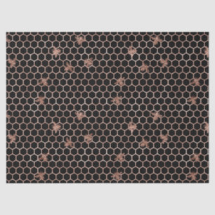 Rose Gold Bee Series Design 7 Tissue Paper