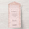 Rose gold blush glitter birthday rsvp