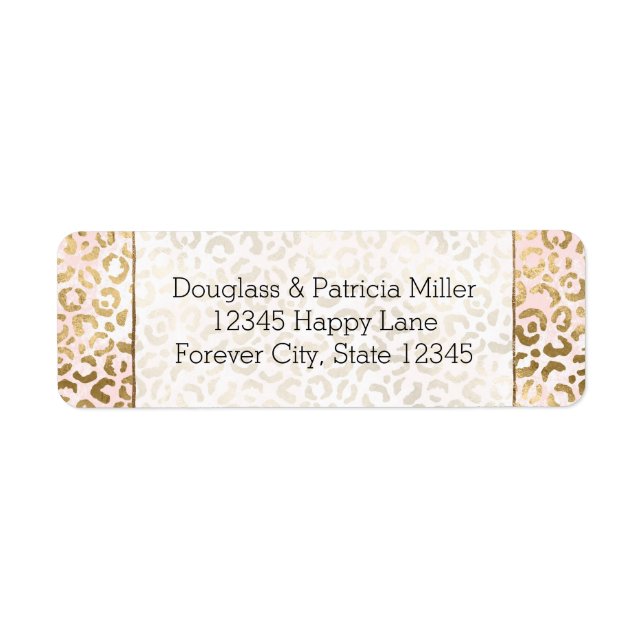 Rose Gold Blush Leopard Print (Front)
