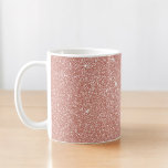 Rose Gold -Blush Pink Glitter and Sparkle Coffee Mug<br><div class="desc">Blush Pink - Rose Gold Faux Glitter and Sparkle makes the perfect girly gift for her birthday or special occassion.</div>