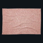 Rose Gold -Blush Pink Glitter and Sparkle Tea Towel<br><div class="desc">Blush Pink - Rose Gold Faux Glitter and Sparkle makes the perfect girly gift for her birthday or special occassion.</div>