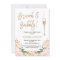 Rose Gold Brunch Bubbly Bridal Shower Invitation