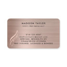 Rose Gold Brushed Metal Mobile Notary Loan Agent