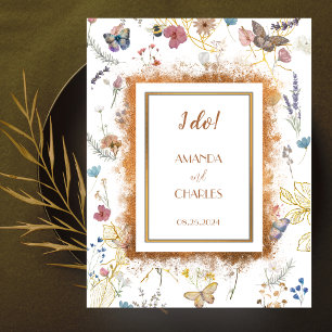 Rose Gold Butterfly Garden Wedding Planner