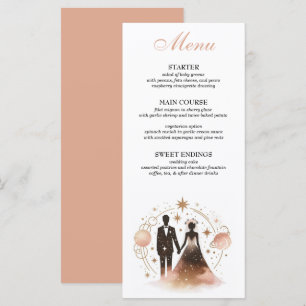 Rose Gold Celestial Menu