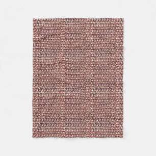 Rose Gold Chainmail Pink Metal Armour Metallic Fleece Blanket