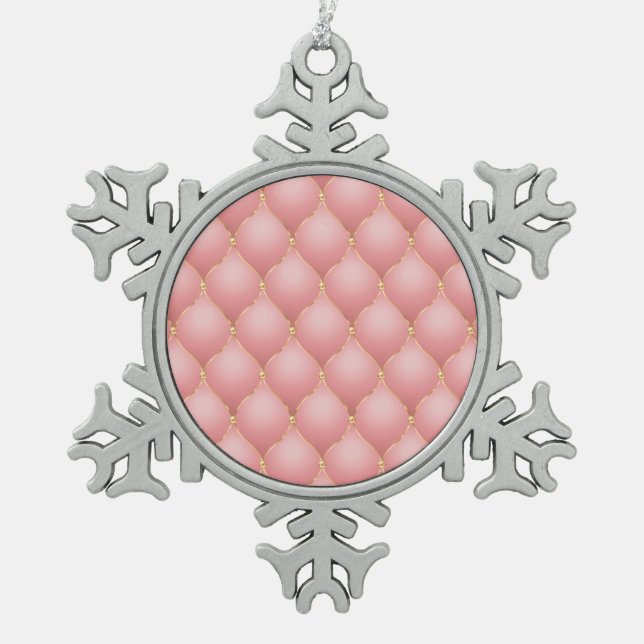 Rose Gold Christmas Ornament (Front)