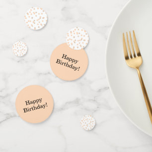Rose Gold Confetti Birthday Party