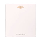 Rose Gold Cute Bee  Pink Nature Personalised