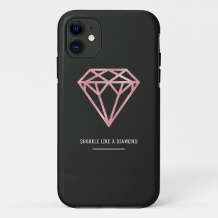 Rose Gold Diamond Case-Mate iPhone Case